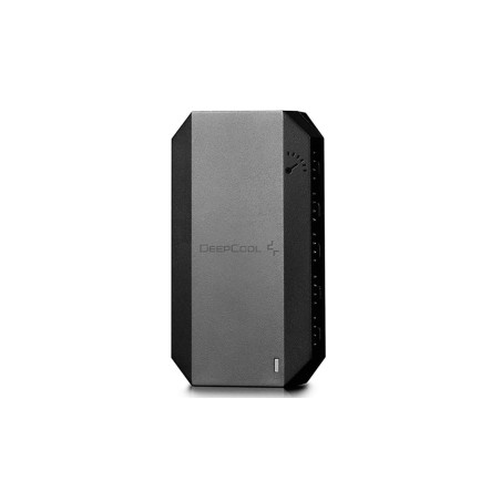 Hub 10 ventiladores deepcool fh-10 negro hasta 10 ventiladores/4 pines/conector sata dp-f10pwm-hub