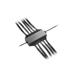 Hub 10 ventiladores deepcool fh-10 negro hasta 10 ventiladores/4 pines/conector sata dp-f10pwm-hub
