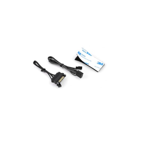 Hub 10 ventiladores deepcool fh-10 negro hasta 10 ventiladores/4 pines/conector sata dp-f10pwm-hub