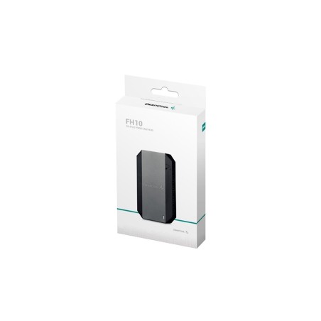 Hub 10 ventiladores deepcool fh-10 negro hasta 10 ventiladores/4 pines/conector sata dp-f10pwm-hub
