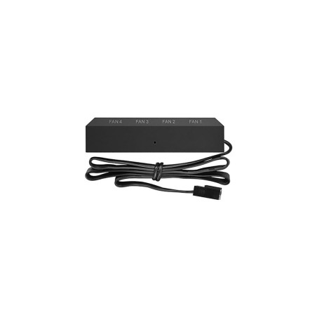 Hub 4 ventiladores deepcool fh-04 negro hasta 4 ventiladores/4 pines dp-f04pwm-hub