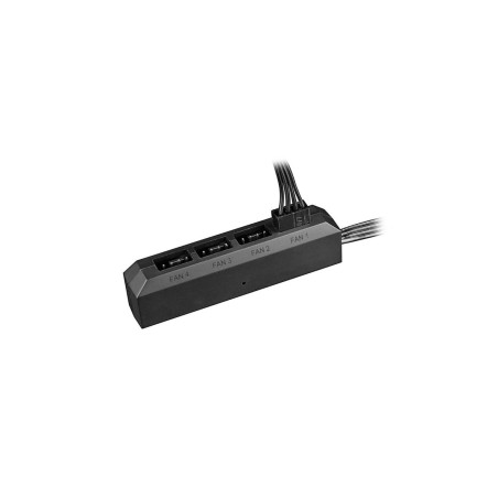 Hub 4 ventiladores deepcool fh-04 negro hasta 4 ventiladores/4 pines dp-f04pwm-hub