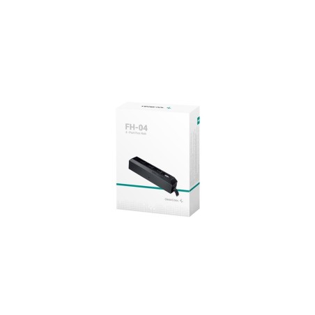 Hub 4 ventiladores deepcool fh-04 negro hasta 4 ventiladores/4 pines dp-f04pwm-hub