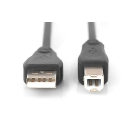 Digitus cable de conexión usb tipo a-b 0.5m negro