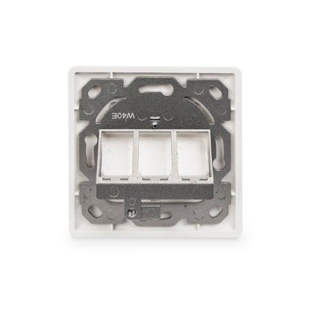 Digitus toma para módulos keystone, marco de 80 x 80 mm y placa central de 50 x 50 mm