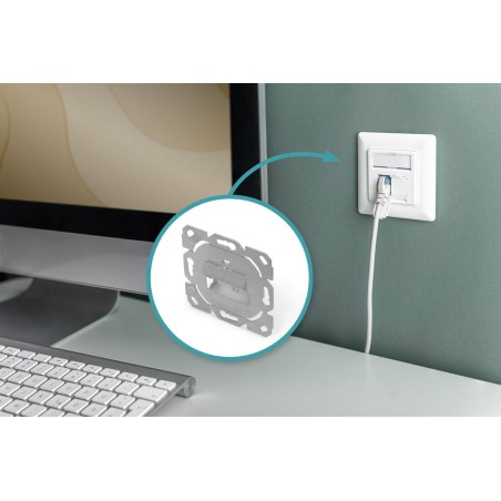 Digitus panel frontal para módulo keystone dn-93831-1