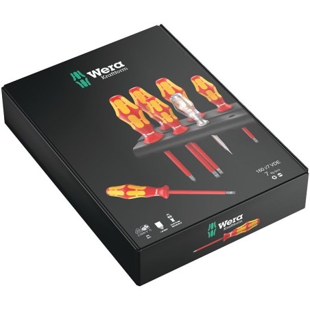Juego de destornilladores wera 160i / 7