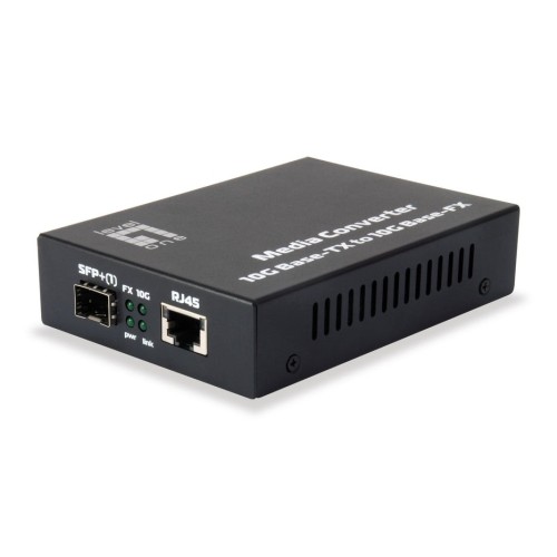 Convertidor de medios levelone gvt-0500 10-gigabit rj45 a sfp +