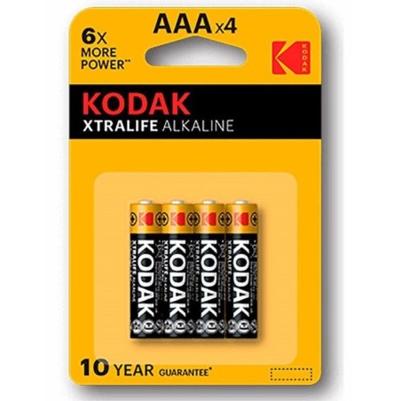 Pilas kodak extralife alcalina 4ud lr03 aaa blister