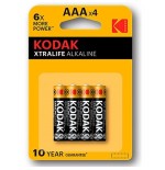 Pilas kodak extralife alcalina 4ud lr03 aaa blister