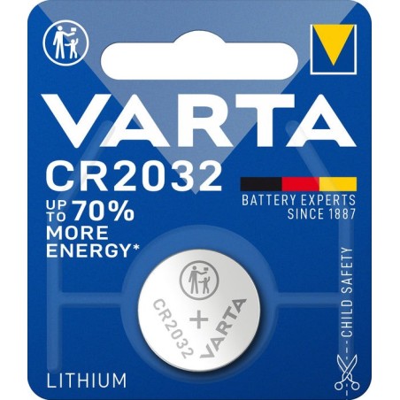 Pila boton cr2032 varta 3v para placas base blister 1u