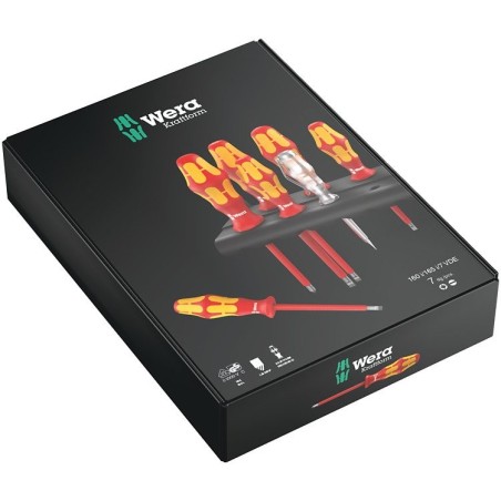 Wera schraubendreher satz kraftform plus 160i/165i/7, vde 05006148001