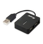 Equip hub usb 2.0 life 4 puertos mini hub travel negro 128952