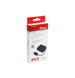 Equip hub usb 2.0 life 4 puertos mini hub travel negro 128952