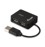 Equip hub usb 2.0 life 4 puertos mini hub travel negro 128952