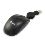 Equip raton optical travel mouse cable retractil