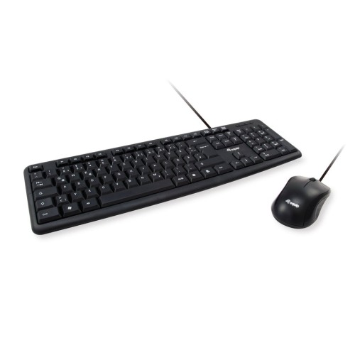Teclado español + raton equip usb life negro