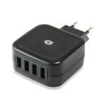 Cargador de pared conceptronic althea 5v 4xusb (5x 1a) 25w