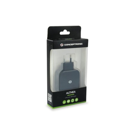 Cargador de pared conceptronic althea 5v 4xusb (5x 1a) 25w