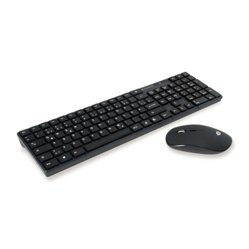 Conceptronic orazio teclado (aleman) + raton rf , qwerty, negro