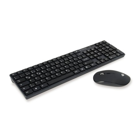 Conceptronic orazio teclado (aleman) + raton rf , qwerty, negro