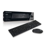 Conceptronic orazio teclado (aleman) + raton rf , qwerty, negro