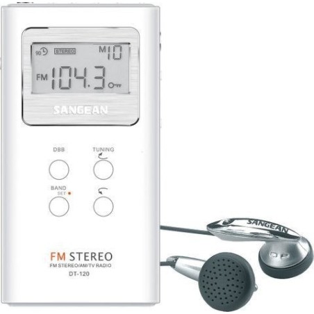 Sangean dt-120 blanco