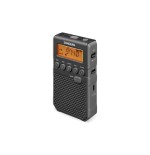 Sangean dt-800 negro radio digital bolsillo am fm con rds pantalla lcd batería recargable