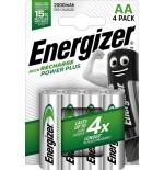 Pilas recargables energizer power plus hr6 2000mah aa pack 4
