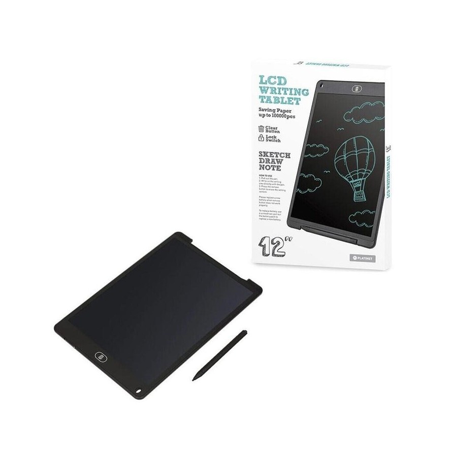 Platinet lcd tablet tinta electronica 12" mousepad regla pwt12b