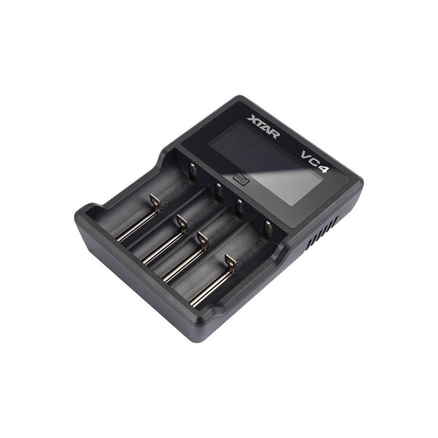 Xtar cargador pantalla lcd baterias ion-litio/ni-m