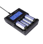 Xtar cargador pantalla lcd baterias ion-litio/ni-m