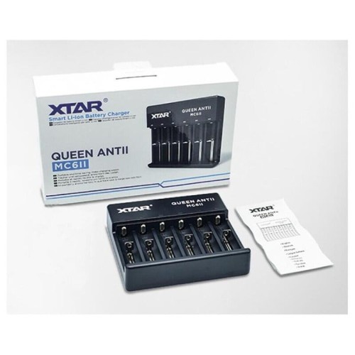 Xtar cargador baterias ion-litio queen antii mc6ii