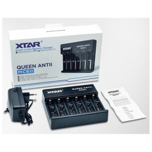 Xtar cargador pantalla pequeña lcd baterias ion-li