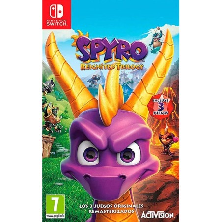 Juego para consola nintendo switch spyro reignited trilogy