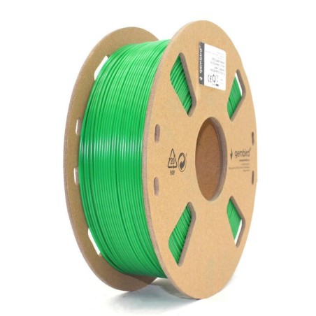 Gembird bobina de filamento petg 1.75mm 1kg verde