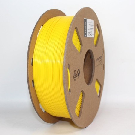 Gembird bobina de filamento petg 1.75mm 1kg amarillo