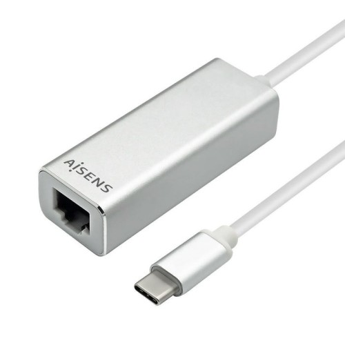 Aisens conversor usb3.1 gen1 usb-c a ethernet gigabit 10/100/1000 mbps - negro