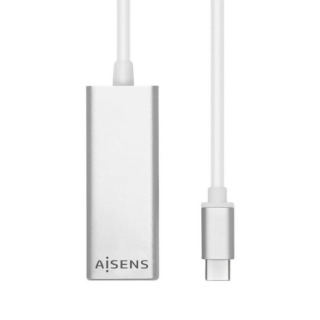 Aisens conversor usb3.1 gen1 usb-c a ethernet gigabit 10/100/1000 mbps - negro