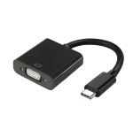 Aisens conversor usb-c a vga - usb-c/m-hdb15/h - 15cm - negro