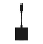 Aisens conversor usb-c a vga - usb-c/m-hdb15/h - 15cm - negro