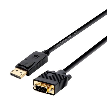Aisens cable displayport a vga - dp/m-vga/m - 2m - negro