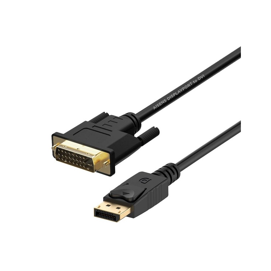 Aisens cable displayport a dvi - dp/m-dvi/m - 2m - negro