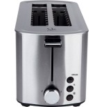 Tostadora de pan jata tt1046 1400w cuerpo acero inox 2 ranuras 255*40mm 5 posiciones tostado pulsador parada voluntaria