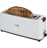Tostadora jata tt579 900w ranura ancha 40mm 6 posiciones tostado función descongelación cuerpo toque frío