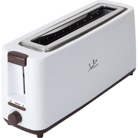 Tostadora jata tt579 900w ranura ancha 40mm 6 posiciones tostado función descongelación cuerpo toque frío