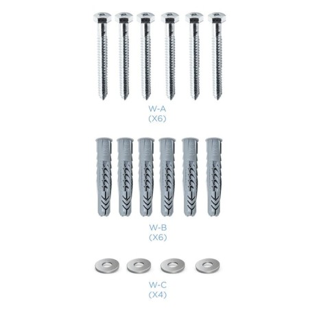 Tooq soporte fijo de pared para tv de 60"-100" - inclinable - peso max 130kg - vesa 1000x800mm - negro