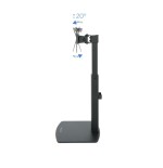 Tooq soporte de mesa para monitor de 17"-32" - regulacion de altura por piston de gas - gestion de cables - peso max