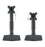 Tooq soporte de mesa para monitor de 17"-32" - regulacion de altura por piston de gas - gestion de cables - peso max