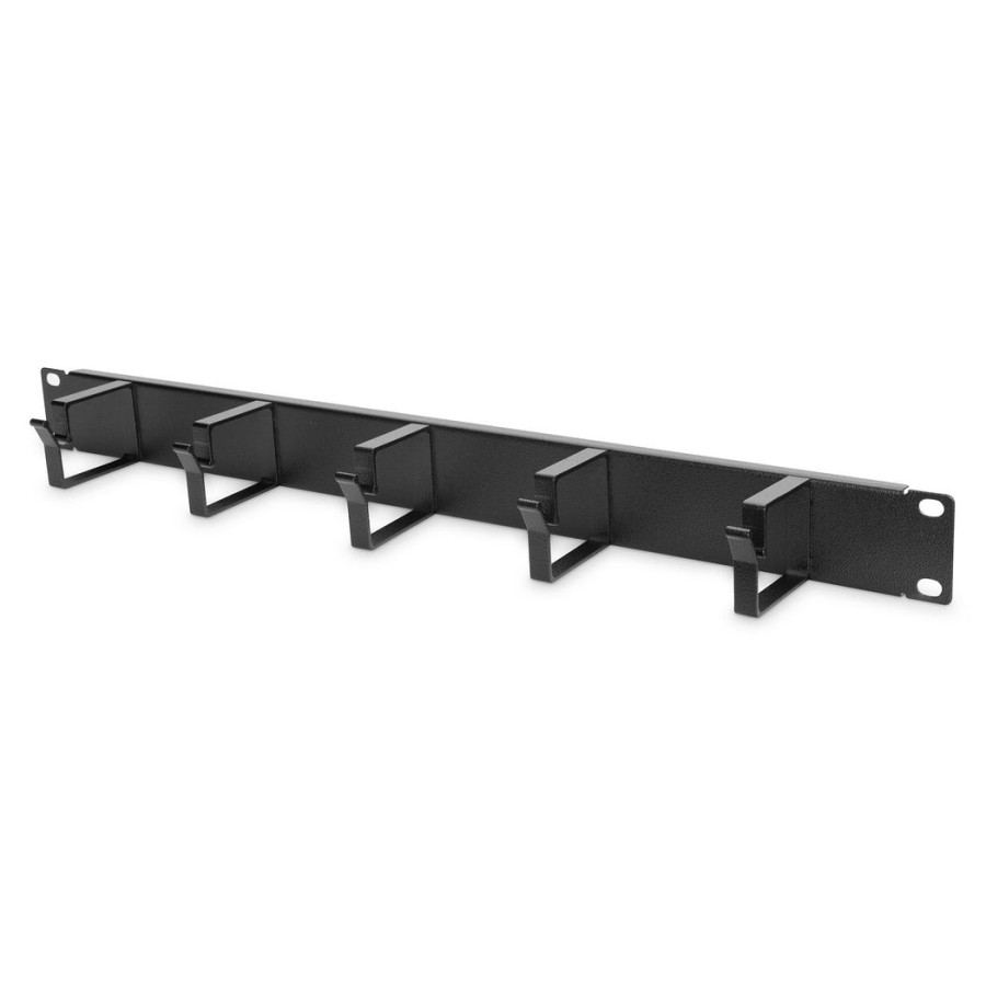 Digitus pasa cables panel 1he 5x 40x60mm negro